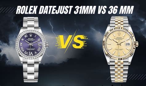 Rolex Datejust 31 vs. 36 mm [The ONLY Sizing Guide .